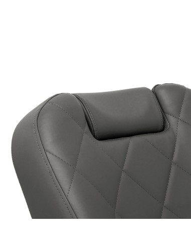 Gabbiano barber chair Bruno graphite with a black base