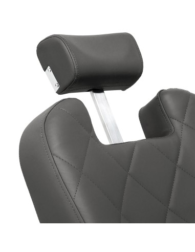 Gabbiano barber chair Bruno graphite with a black base