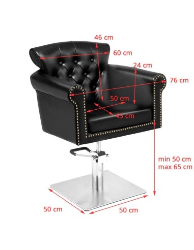 GABBIANO Styling chair BERLIN Black