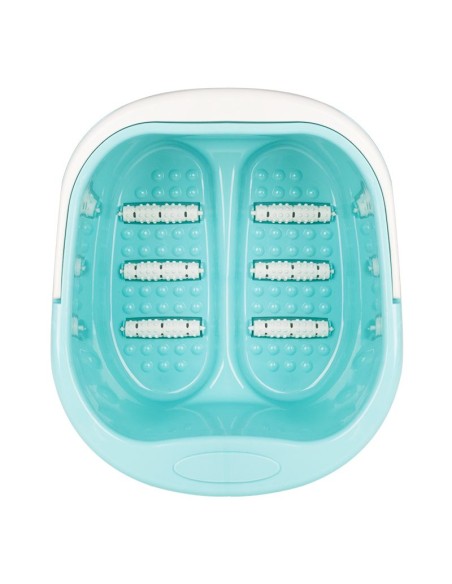 Pedicure bowl with blue lich rollers