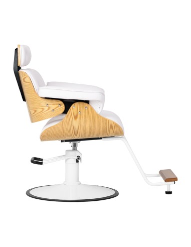 Styling chair Gabbiano Florencja in white with a white base