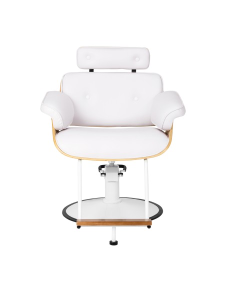 Styling chair Gabbiano Florencja in white with a white base