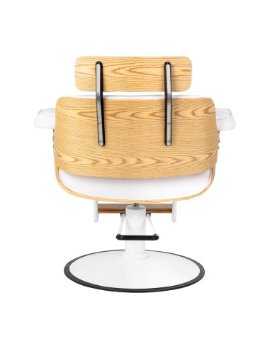 Styling chair Gabbiano Florencja in white with a white base