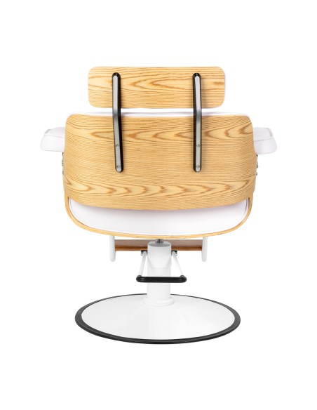 Styling chair Gabbiano Florencja in white with a white base