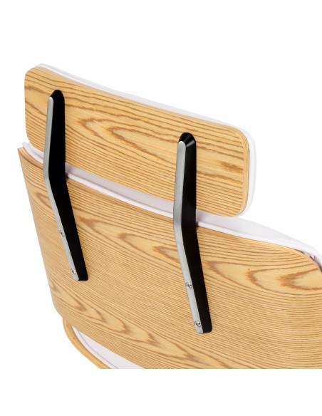 Styling chair Gabbiano Florencja in white with a white base