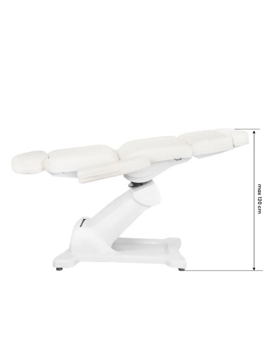 Electric cosmetic chair azzurro 869a rotary 4 engine white