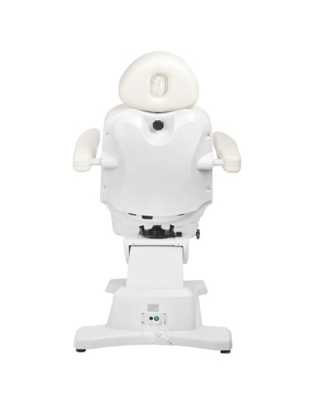 Electric cosmetic chair azzurro 869a rotary 4 engine white