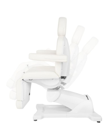 Electric cosmetic chair azzurro 869a rotary 4 engine white