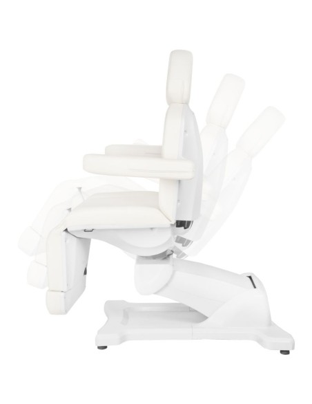Electric cosmetic chair azzurro 869a rotary 4 engine white