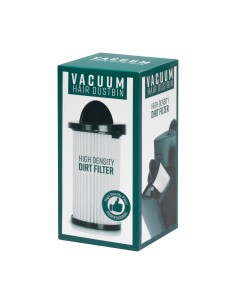 Hairdressing vacuum cleaner round filter