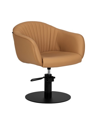Hairdressing chair Gabbiano Copenhagen caramel