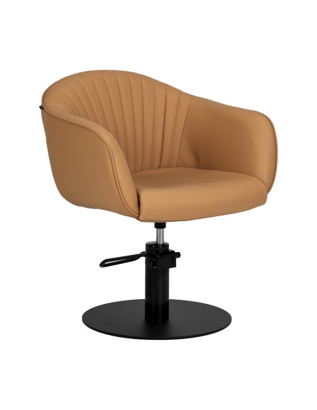 Hairdressing chair Gabbiano Copenhagen caramel