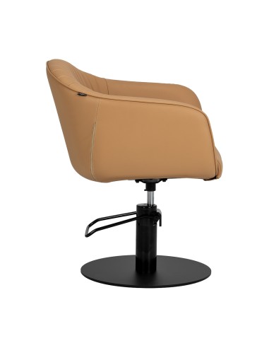 Hairdressing chair Gabbiano Copenhagen caramel