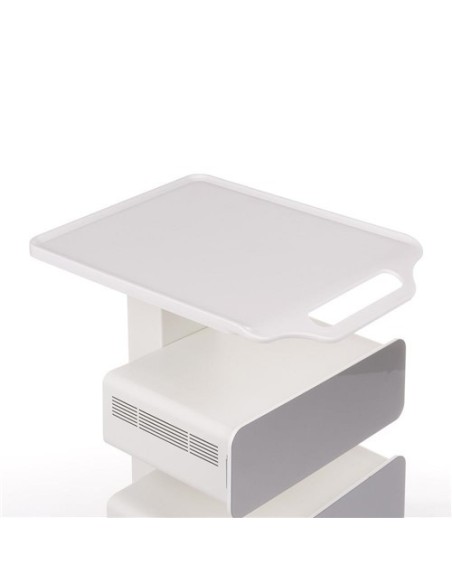 BR-1889 White Mobile Beauty Trolley | Bella Furniture Ireland