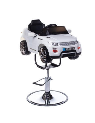 Children's Hairdressing Chair Range Rover White | Ireland