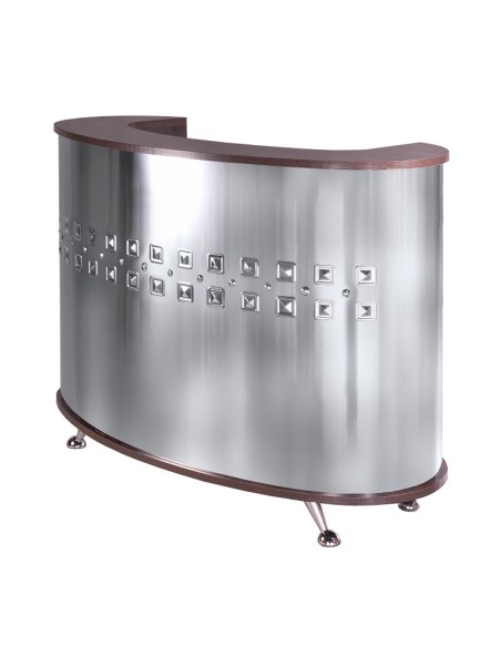 Reception Desk BD-3317 Dark Brown | Ireland