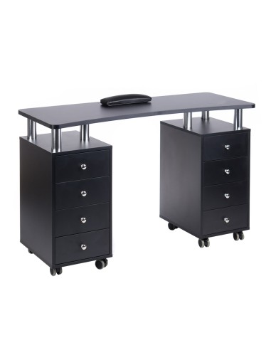 Manicure Table BD-3425 Professional Nail Services Black | Bella Furniture Ireland