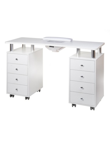 BD-3425+O White Manicure Table | Bella Furniture Ireland
