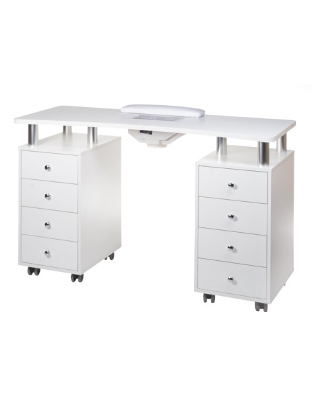 BD-3425+O White Manicure Table | Bella Furniture Ireland