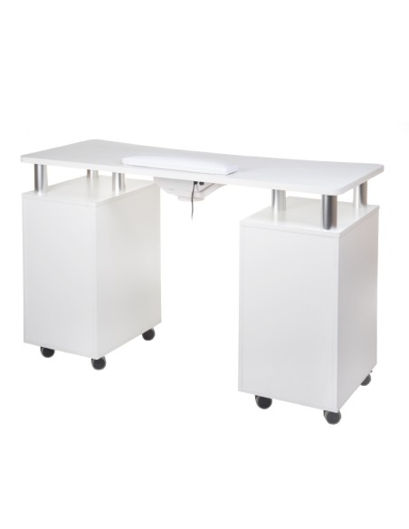 BD-3425+O White Manicure Table | Bella Furniture Ireland