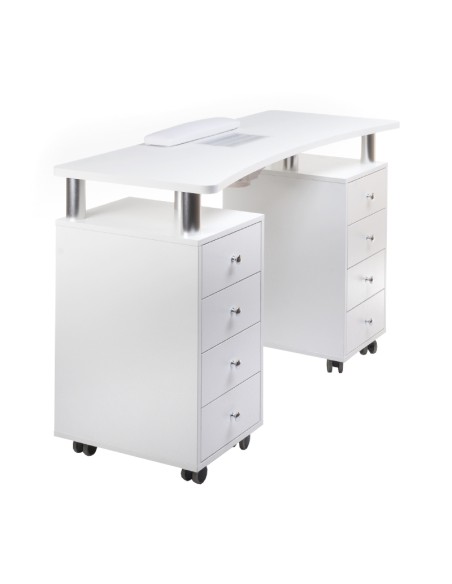 BD-3425+O White Manicure Table | Bella Furniture Ireland