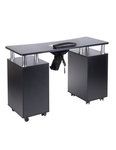 Manicure Table BD-3425+O Professional Nail Station Black | Bella Furniture Ireland