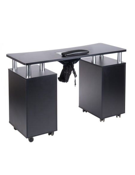 Manicure Table with Dust Extractor BD-3425+P Black | Ireland