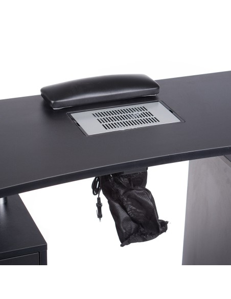 Manicure Table with Dust Extractor BD-3425+P Black | Ireland