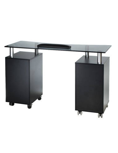 Manicure Table BD-3425-1 Professional Nail Station Black | Bella Furniture Ireland