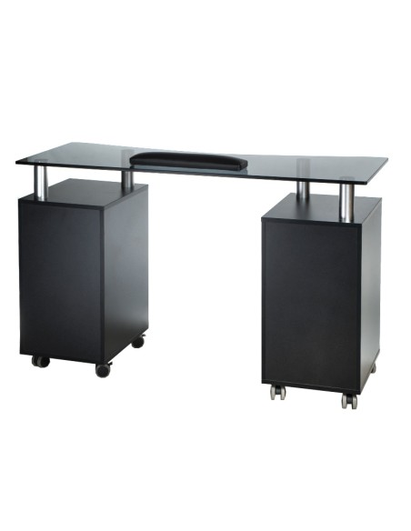 Manicure Table BD-3425-1 Professional Nail Station Black | Bella Furniture Ireland