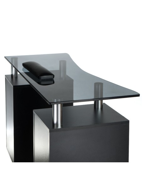 Manicure Table BD-3425-1 Professional Nail Station Black | Bella Furniture Ireland