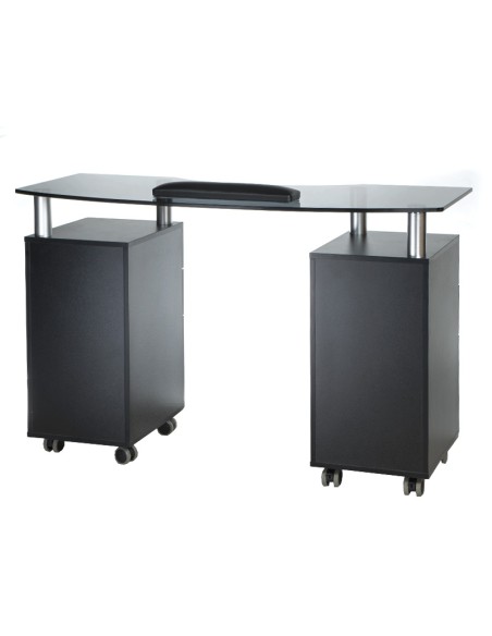 Manicure Table BD-3453 Professional Nail Station Black | Bella Furniture Ireland