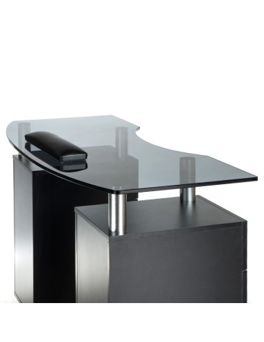 Manicure Table BD-3453 Professional Nail Station Black | Bella Furniture Ireland