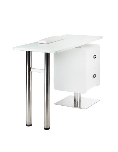 Manicure Table BD-3465 Professional Nail Station White | Bella Furniture Ireland