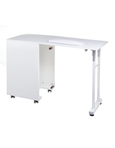 BD-3802 White Foldable Manicure Table | Bella Furniture Ireland