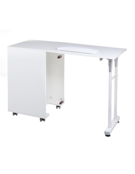 BD-3802 White Foldable Manicure Table | Bella Furniture Ireland