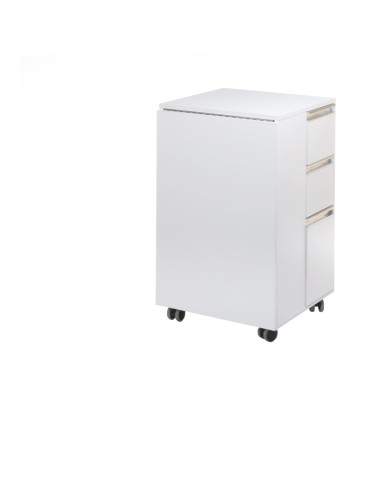 BD-3802 White Foldable Manicure Table | Bella Furniture Ireland