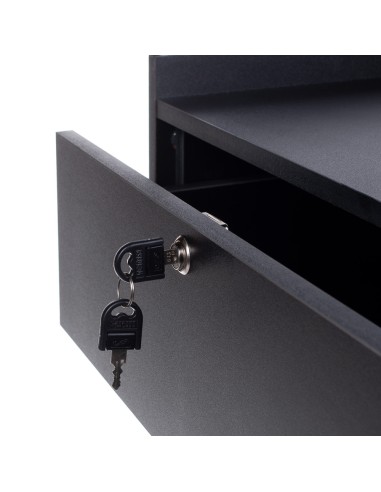 Cosmetic Cabinet BD-6004 Salon Storage Black | Bella Furniture Ireland
