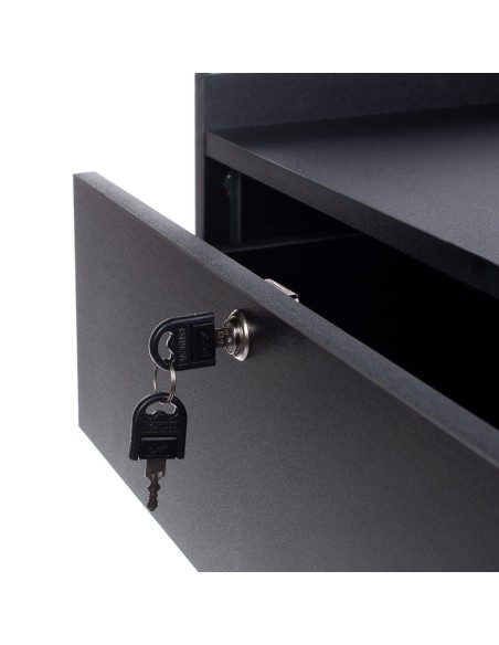 Cosmetic Cabinet BD-6004 Salon Storage Black | Bella Furniture Ireland