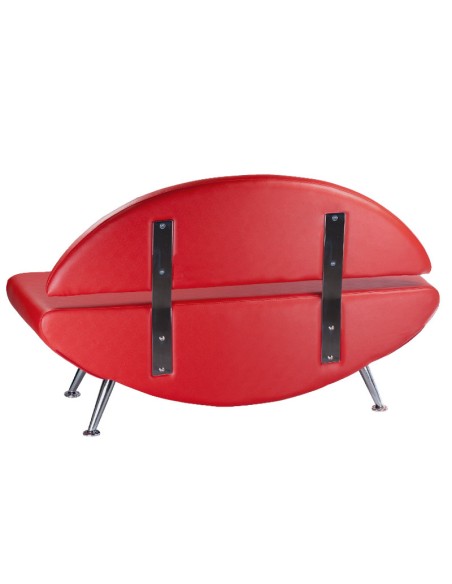Carini BD-6710 Red Waiting Room Sofa | Bella Furniture Ireland