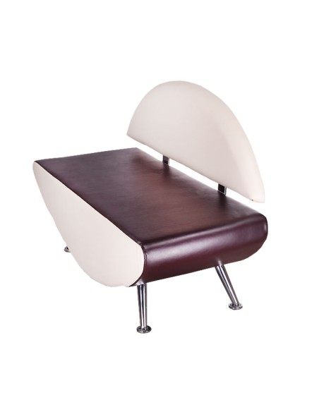 Waiting Room Sofa Carini BD-6710 Reception Cream-Brown | Bella Furniture Ireland
