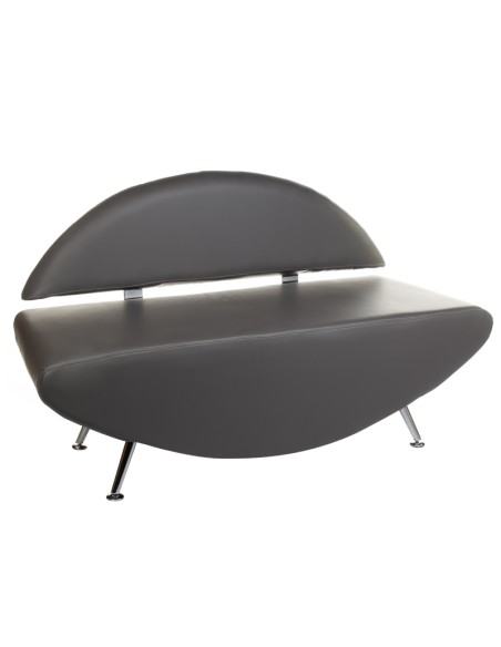 Waiting Room Sofa Carini BD-6710 For Salon Waiting Areas Grey | Bella Furniture Ireland
