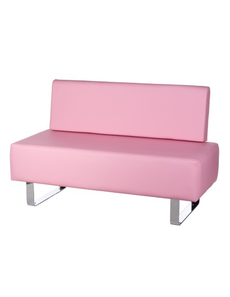 BD-6713 Pink Waiting Room Sofa | Bella Furniture Ireland