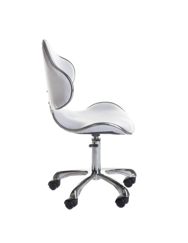 Salon Stool BD-9933 Ergonomic Treatment White | Bella Furniture Ireland