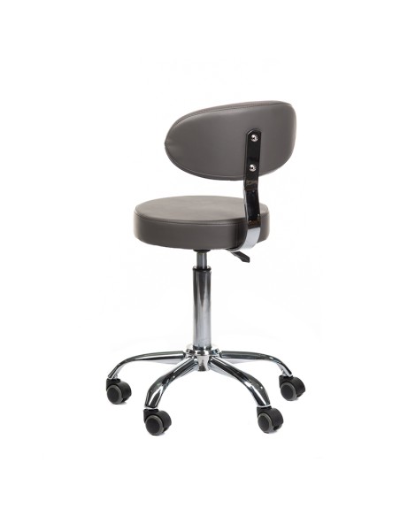 Cosmetic Stool BD-9934 | Ergonomic Grey Salon Seating | Bella Furniture Ireland