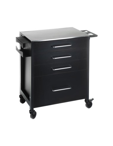 KALEVA INKOO Black Mobile Workstation | Bella Furniture Ireland