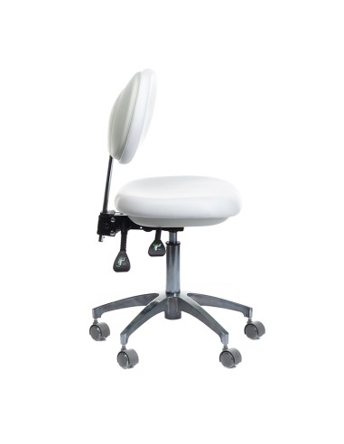 Medical Treatment Stool BD-Y941 Adjustable White | Bella Furniture Ireland