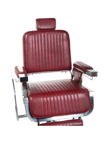 LUMBER BH-31823 Burgundy Barber Chair | Bella Furniture Ireland