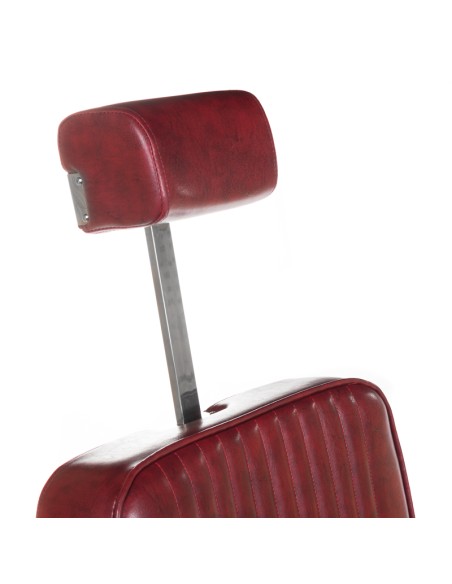 LUMBER BH-31823 Burgundy Barber Chair | Bella Furniture Ireland
