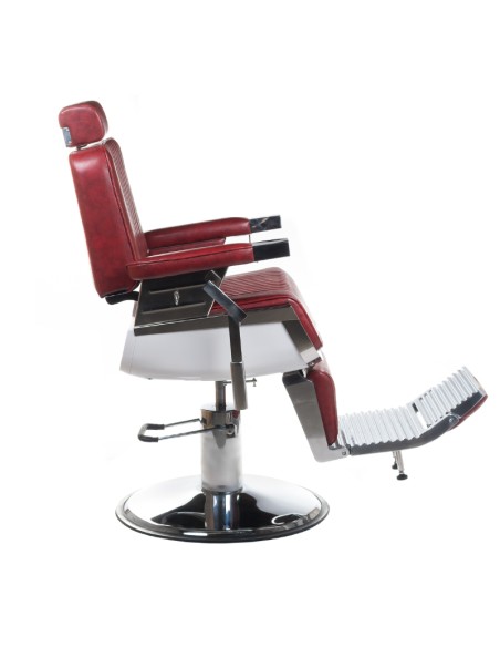 LUMBER BH-31823 Burgundy Barber Chair | Bella Furniture Ireland